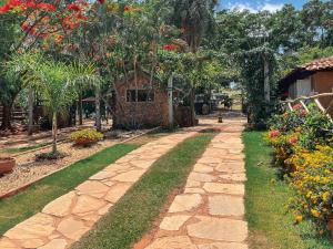 Taman di luar Ranchos 30 Hotel Fazenda