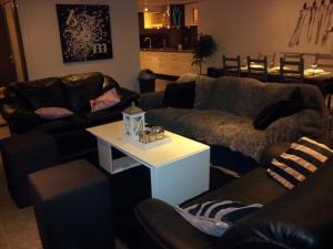 Posezení v ubytování Bed & Kitchen Den Oever