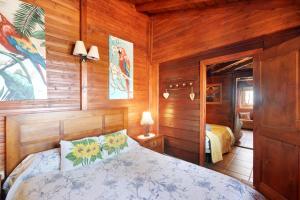 Postel nebo postele na pokoji v ubytování Casa El Retiro Tijarafe + 18 fotografií