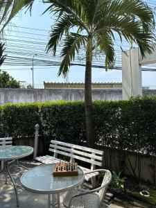 Balkón nebo terasa v ubytování Grande Hotel Itaguaí