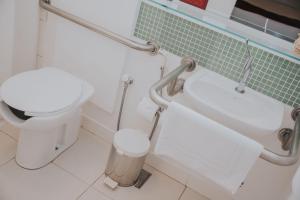 Koupelna v ubytování Grande Hotel Itaguaí