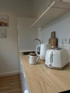 مطبخ أو مطبخ صغير في Cozy Appartement Hagen