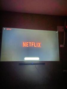 a sign with the word netflix on it at Keylo Homes in Arambol