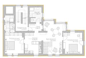 Plán poschodí v ubytovaní Appartement Cinderella by Schladming-Appartements