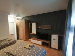 O bucătărie sau chicinetă la Apartman Ika 3N