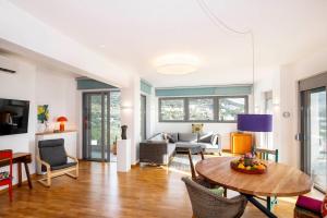 Et tv og/eller underholdning på Barbara Apartment