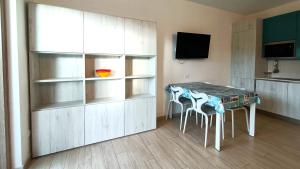 Kuchyň nebo kuchyňský kout v ubytování Corte dei Castellari 32A