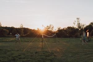 Hostia v ubytovaní Charmecamping Domaine Bleu Celeste