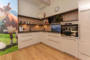 Kuchnia lub aneks kuchenny w obiekcie Appartement Schneider by Schladming-Appartements