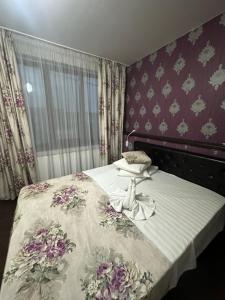 Postel nebo postele na pokoji v ubytování Pensiunea Casa Simoni