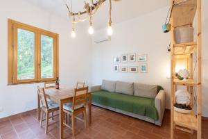 Χώρος καθιστικού στο Casa delle Pigne
