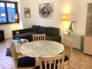 Posezení v ubytování Appartement Mac Auliffe
