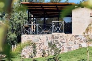 Zahrada ubytování Cabaña Buganvilia, Tapalpa