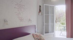 Postel nebo postele na pokoji v ubytování Chambres et Table d'hôtes Cerviña