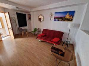 Posedenie v ubytovaní Castilla del Patrocinio, Coqueto apartamento de 1Dormitorio