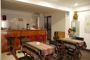 Posezení v ubytování Real House Cusco