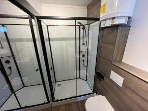 Koupelna v ubytování Stadel Chalet Kunterbunt