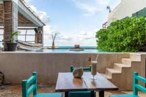 Balkón nebo terasa v ubytování La Palma Beachfront Hotel Boutique - Self Check In