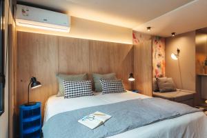 Postel nebo postele na pokoji v ubytování Diseño en Punta Carretas