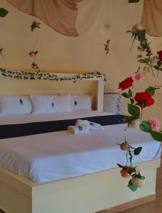 Katil atau katil-katil dalam bilik di Glamping Cabañas Luz y Vida