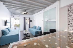 Χώρος καθιστικού στο Mykonos Town Apartment by Sunshine Place World