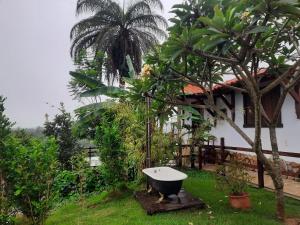 Pousada Residência Balestra外面的花园