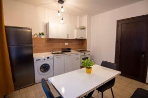 Kuchyň nebo kuchyňský kout v ubytování Apartment with private parking 1