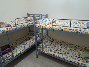 Divstāvu gulta vai divstāvu gultas numurā naktsmītnē B&B Hostel