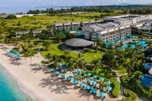 an aerial view of the resort and the beach at Le Meridien Khao Lak Resort & Spa in Khao Lak