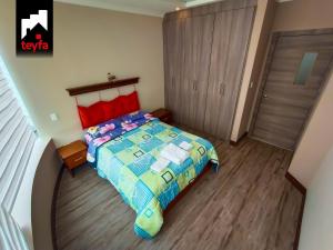 Postel nebo postele na pokoji v ubytování TEYFA Hospedaje - Edificio