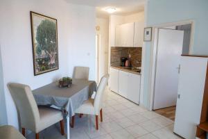 Kuchyň nebo kuchyňský kout v ubytování Apartment Kali 14116e