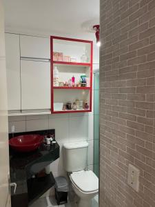 Koupelna v ubytování Apartamento aconchegante em Socorro