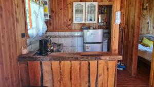 Dapur atau dapur kecil di Coñaripe Kuyen Mapu Cabañas