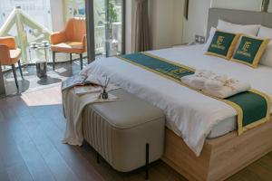 Voodi või voodid majutusasutuse THE ELITE HOTEL toas