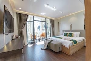Voodi või voodid majutusasutuse THE ELITE HOTEL toas
