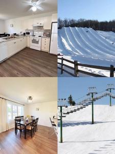 a collage of photos of a kitchen and a house at Barrie Ocean Kingdom in Barrie