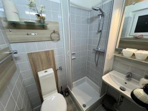 Koupelna v ubytování Strandnest Büsum