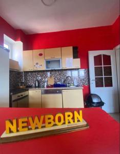 Kuchyň nebo kuchyňský kout v ubytování NEWBORN CENTER hostel ALL DAY FREE COFFEE + 35 fotografií
