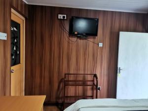 TV a/nebo společenská místnost v ubytování Happy inn