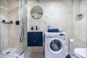 Kúpeľňa v ubytovaní Apartamenty Jelitkowska 13,Gdańsk Jelitkowo, 100m od morza