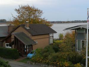 Bygningen som feriehuset ligger i