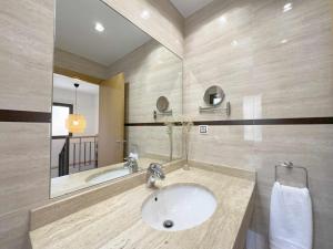 Ein Badezimmer in der Unterkunft Casa Jimena