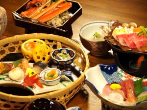 Makanan di atau di tempat lain dekat ryokan