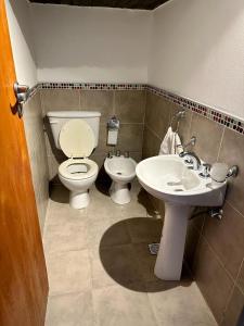 Koupelna v ubytování DUPLEX QUICHI
