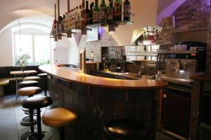 Lounge nebo bar v ubytování Ambiente Hotel Freieck
