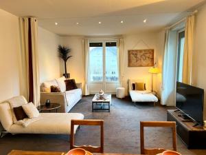 Μια τηλεόραση ή/και κέντρο ψυχαγωγίας στο Le loft d'Étigny