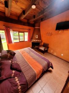 TV a/nebo společenská místnost v ubytování Hotel Casa Valle