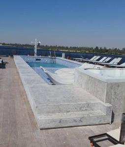 The swimming pool at or close to Nile Cruise Every Monday 4 Nights from Luxor to Aswan