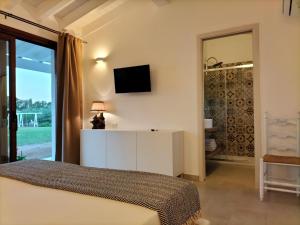 TV a/nebo společenská místnost v ubytování B&B Briosa