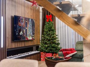 Zona d'estar a BOROVI PREMIUM wellness&spa